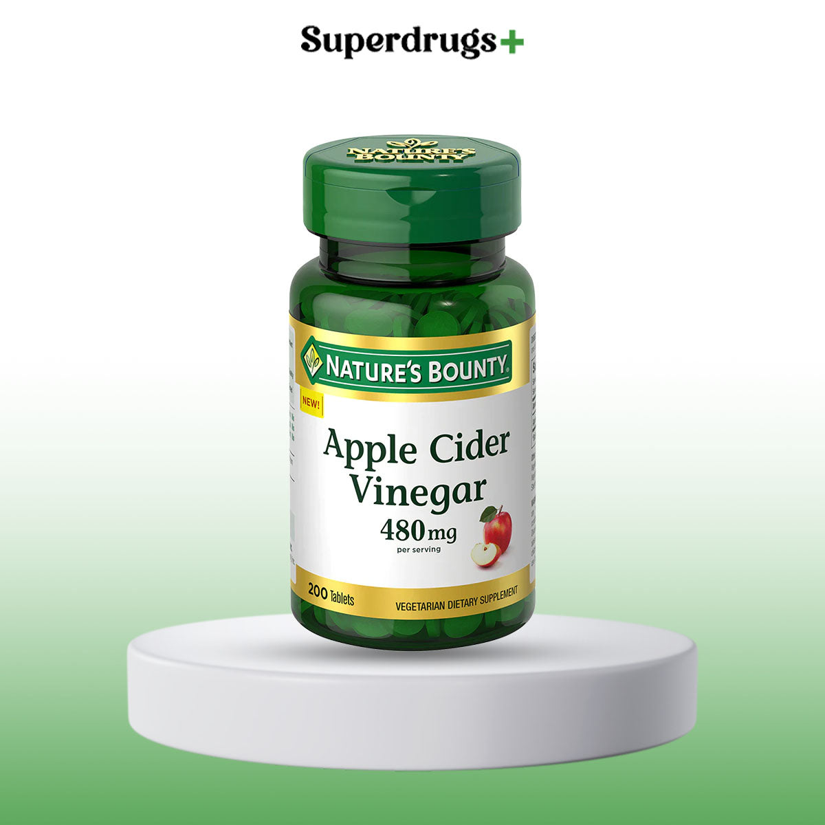 Nature's Bounty Apple Cider Vinegar 480mg Tablet 200s