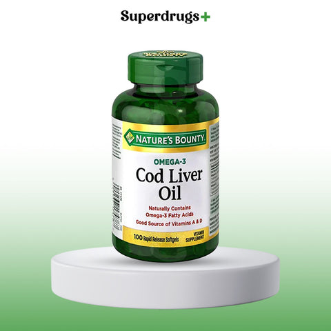 Nature's Bounty Cod Liver Oil Softgels 100s