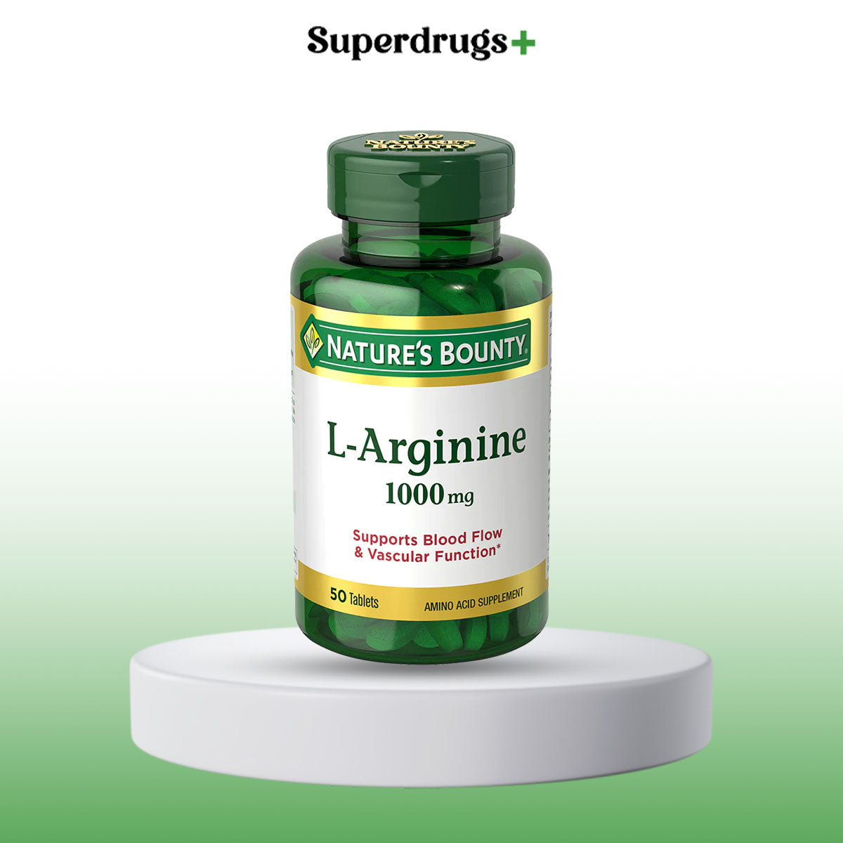 Nature's Bounty L Arginine 1000mg Tablets 50s