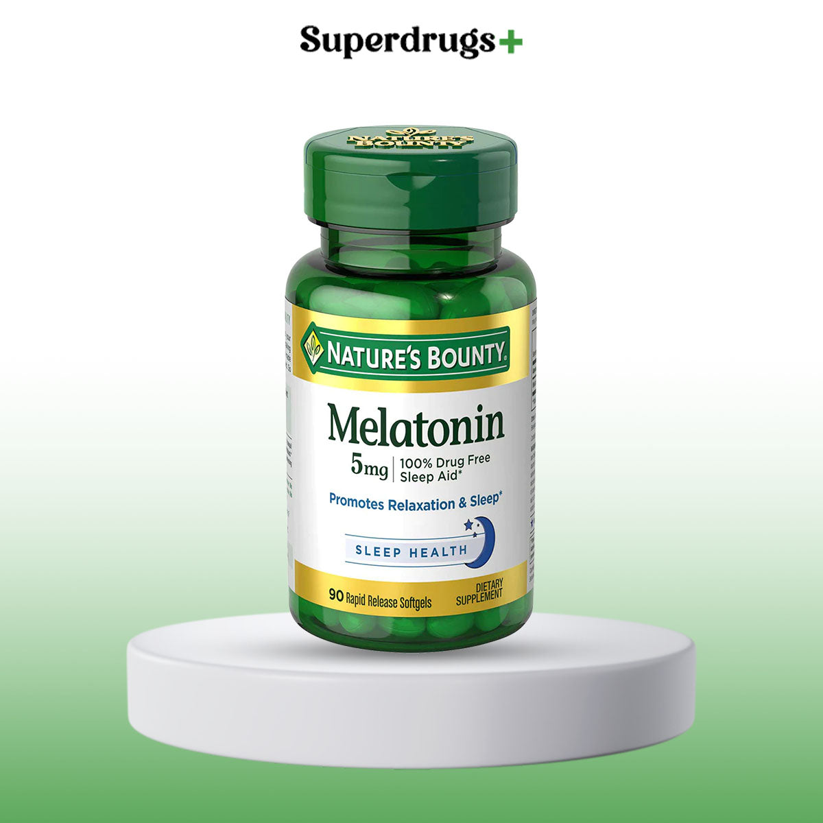 Nature's Bounty Melatonin 5mg Softgels 90s