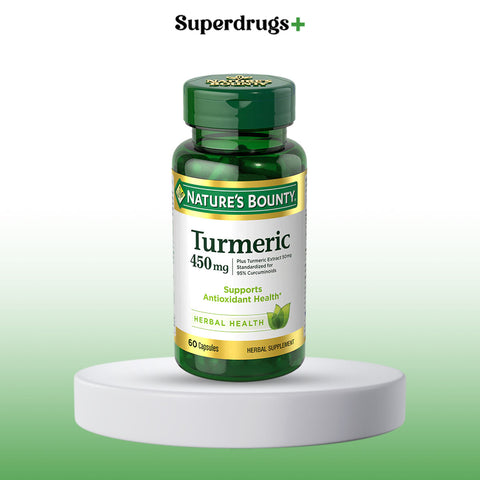 Nature's Bounty Turmeric 450mg Capsules 60s