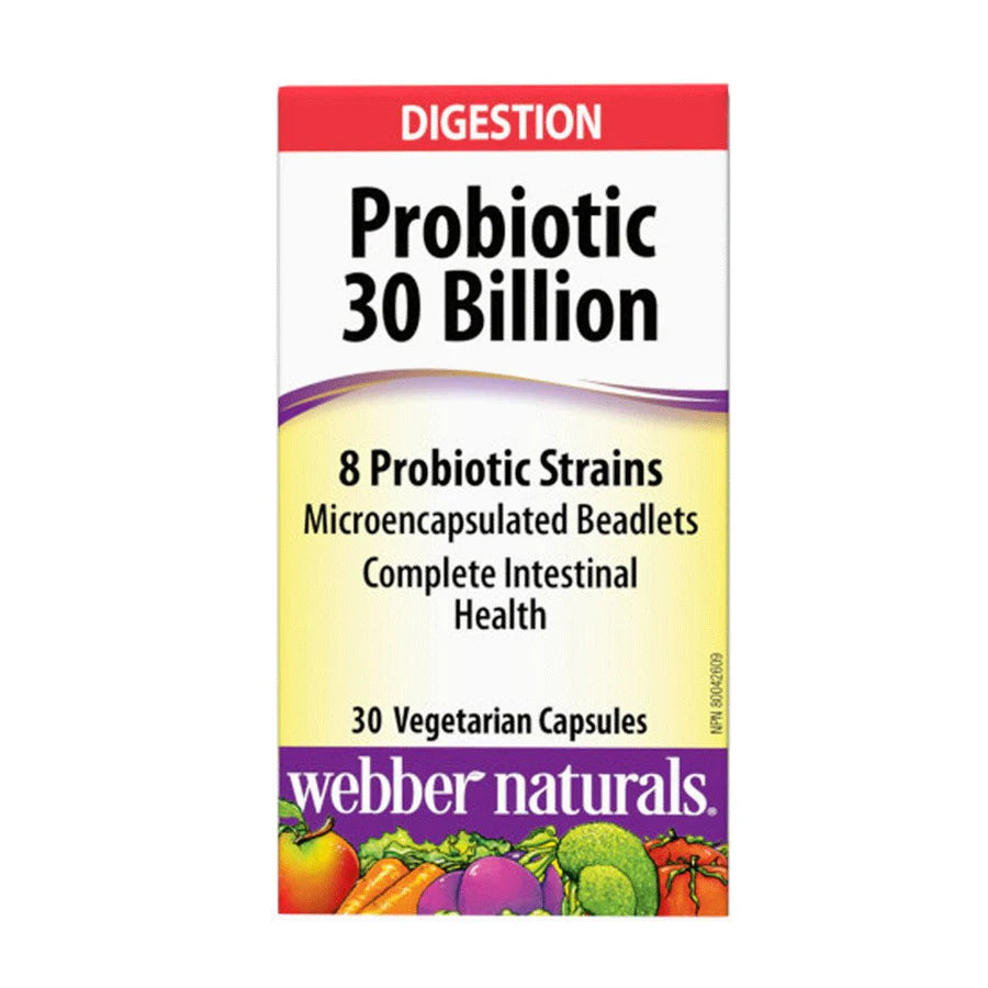 Webber Naturals Probiotic 30 Billion Capsules 30s