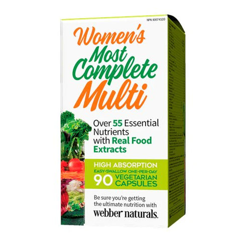 Webber Naturals Women's Most Complete Multi Capsules 90s