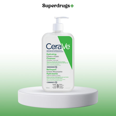 CeraVe Hydrating Cream to Foam Cleanser, 237ml